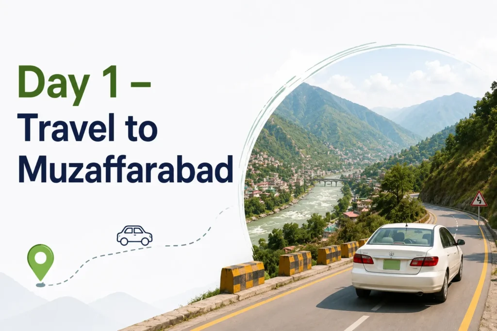 day 1 – travel to muzaffarabad