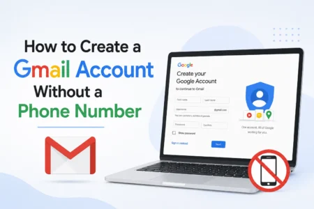 How to Create a Gmail Account Without a Phone Number how to create a gmail account without a phone number