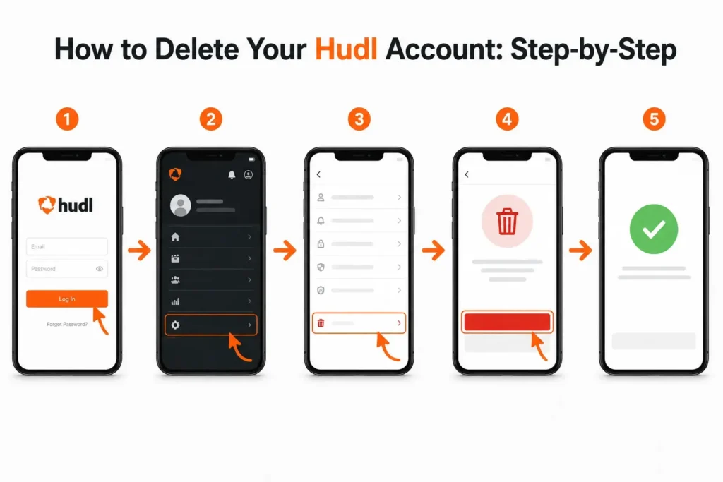 how to delete your hudl account permanently