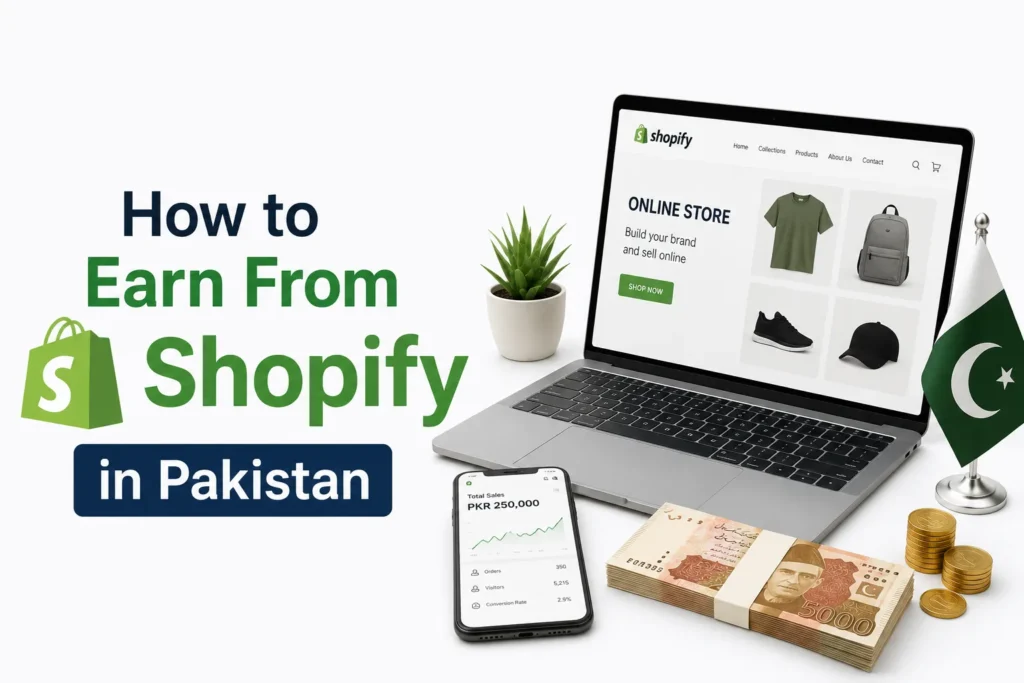 How to Earn From Shopify in Pakistan how to earn from shopify in pakistan