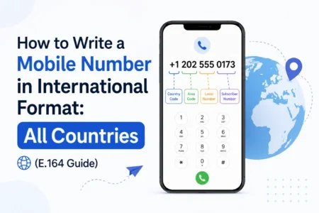 How to Write a Mobile Number in International Format: All Countries (E.164 Guide) how to write a mobile number in international format all countries (e.164 guide)