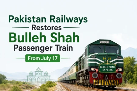 Pakistan Railways Restores Bulleh Shah Passenger Train From July 17 pakistan railways restores bulleh shah passenger train from july 17
