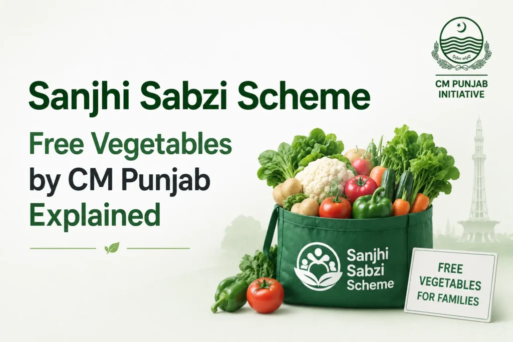 Sanjhi Sabzi Scheme 2026: Free Vegetables by CM Punjab sanjhi sabzi scheme