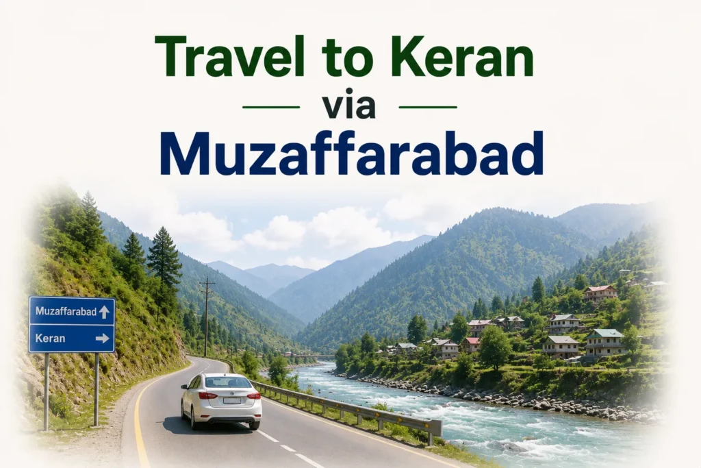 travel to keran via muzaffarabad
