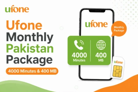 ufone monthly pakistan package – 4000 minutes & 400 mb