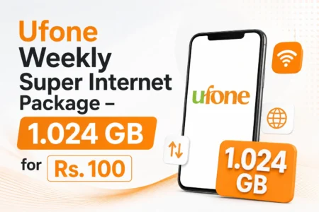 Ufone Weekly Super Internet Package 2026 – 1.024 GB for Rs. 100 ufone weekly super internet package – 1.024 gb for rs. 100