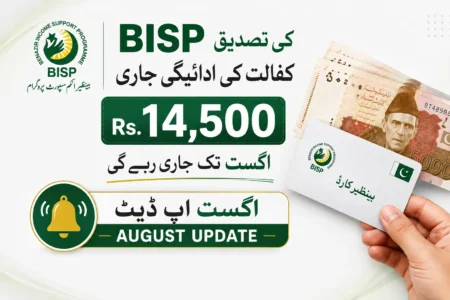 BISP Confirms Rs. 14,500 Kafaalat Payment Continues Through August 2026 bisp confirms rs. 14,500 kafaalat payment continues through august