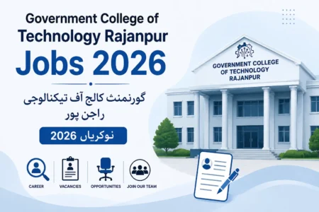 Government College of Technology Rajanpur Jobs 2026 government college of technology rajanpur jobs