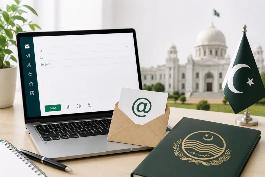 how to mail cm punjab