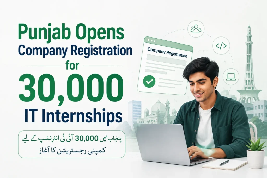 punjab opens company registration for 30,000 it internships