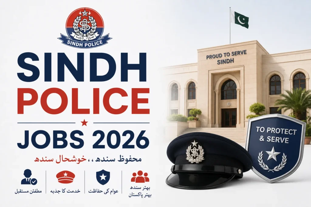 Sindh Police Jobs 2026 sindh police jobs