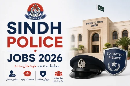 Sindh Police Jobs 2026 sindh police jobs