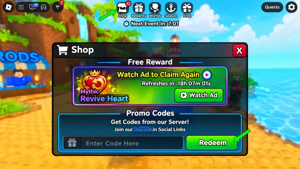 Deep Fishing Codes