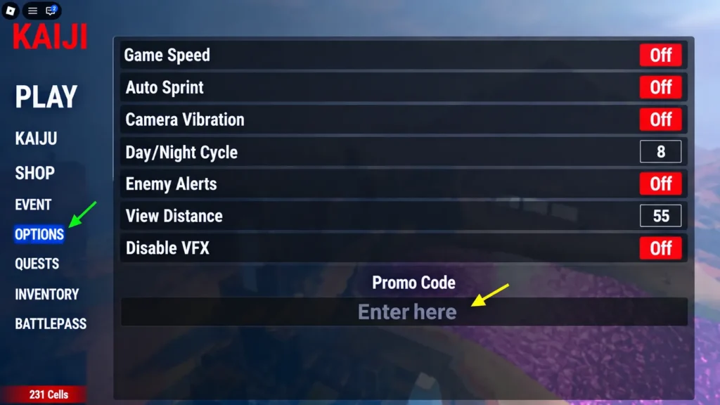 Kaiju Alpha Codes