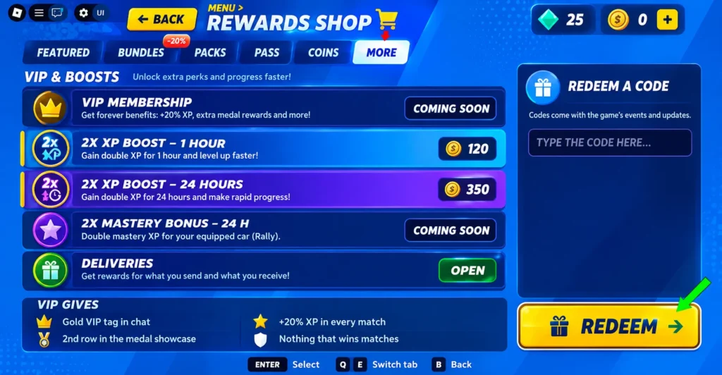 Turbo Soccer Codes